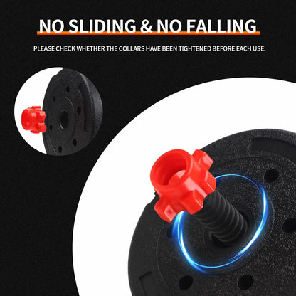 Summervibes 22Lb Adjustable-Dumbbells-Sets,Free Weights-Dumbbells Set of 2 Convertible to Barbell a Pair of Lightweight for Home Gym,Women and Men Equipment