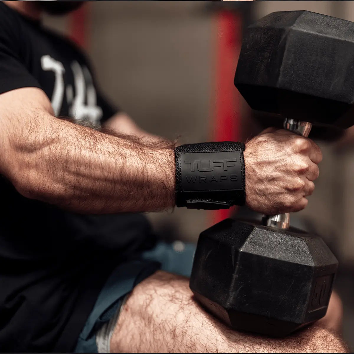 16" Villain Wrist Wraps - Blackout Workout Wrist Supports