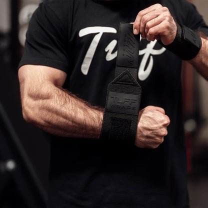 16" Villain Wrist Wraps - Blackout Workout Wrist Supports