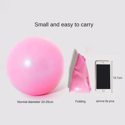 Pilates Ball, 9-10 Inch Small Exercise Ball, Core Ball Yoga Ball for Pilates, Stability, Workout, Core Training, Fitness, Barre, Balance Equipment